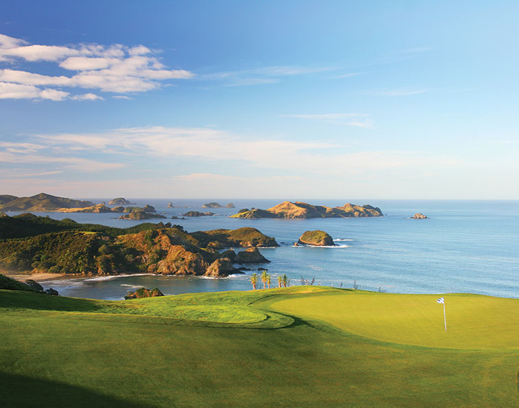 Kauri Cliffs in New Zealand's Matauri Bay is a stunning golf course with a luxurious, boutique resort only a 45-minute flight north of Auckland.