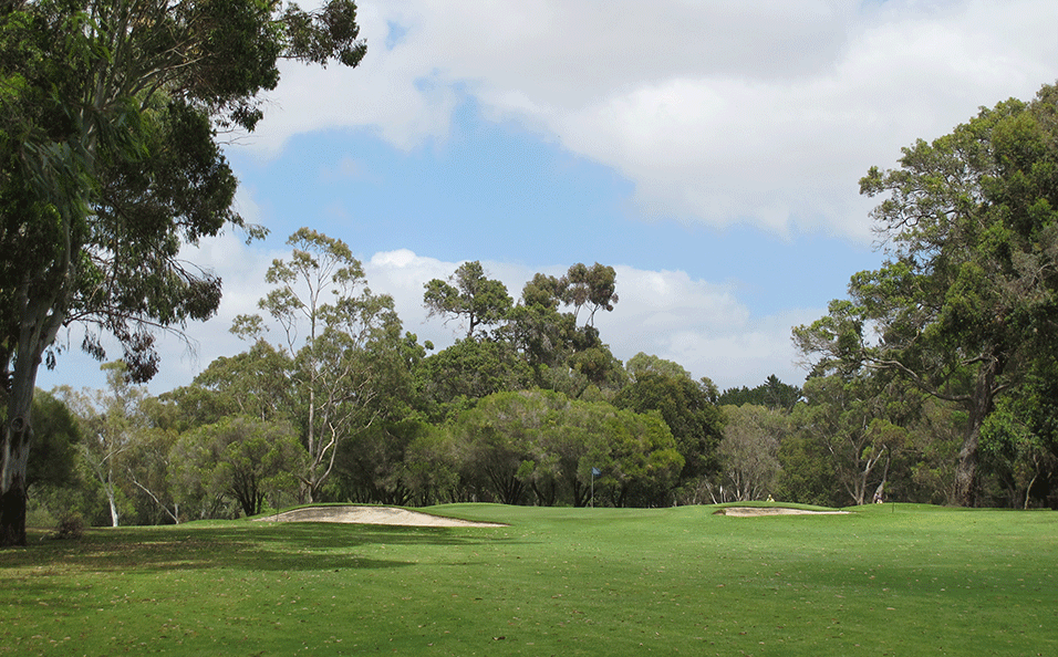 Busselton Golf Club taught Stephen Leaney how to navigate tight courses.