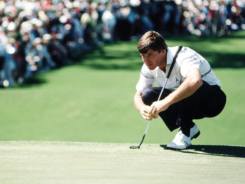Nick Faldo re-tooled his game for the sole purpose of winning Majors.