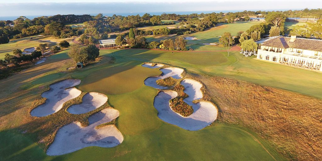 The 18th hole of Royal Melbourne’s East course has witnessed the climax of many big tournaments.