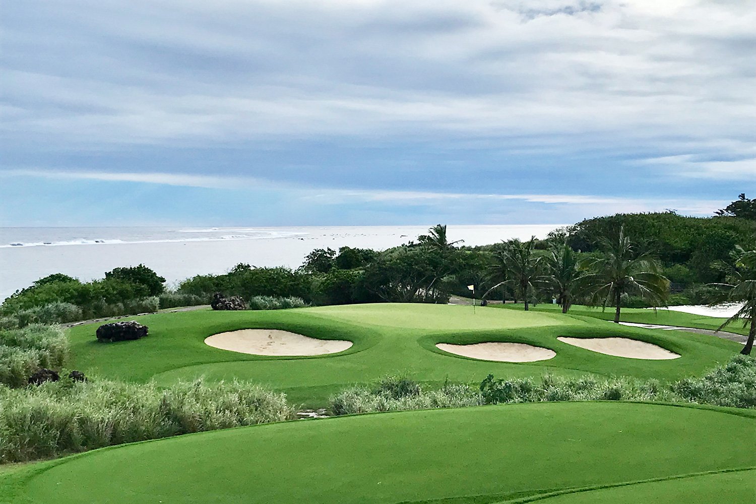 The windswept Natadola Bay course can be as sinister as it is stunning.