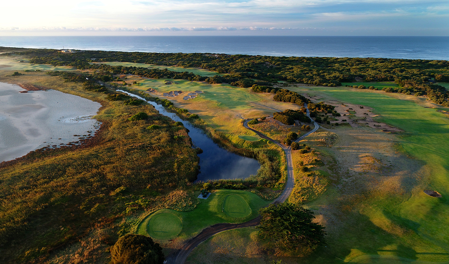 Few courses rival the Beach course at 13th Beach for beauty and challenge.