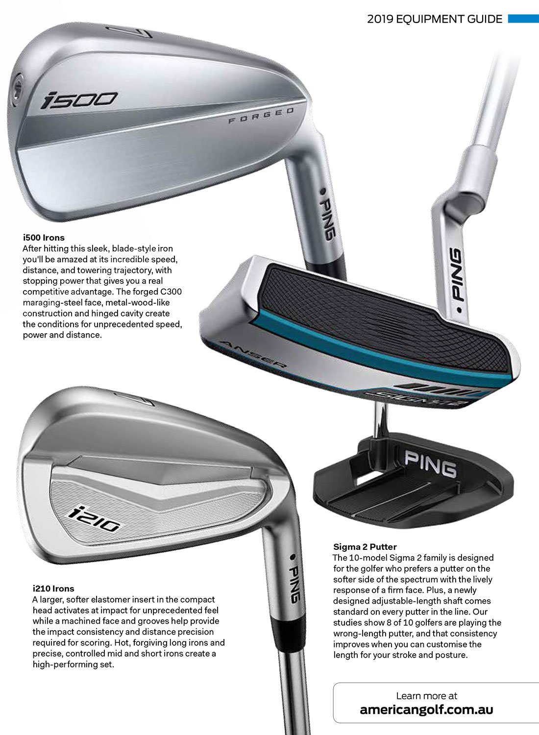 2019 Equipment Guide: PING