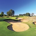 If the bunkers on Glenelg's 16th hole give you hell, you can wash it all away with a glass of Henschke’s Keyneton Euphonium in the clubhouse.
