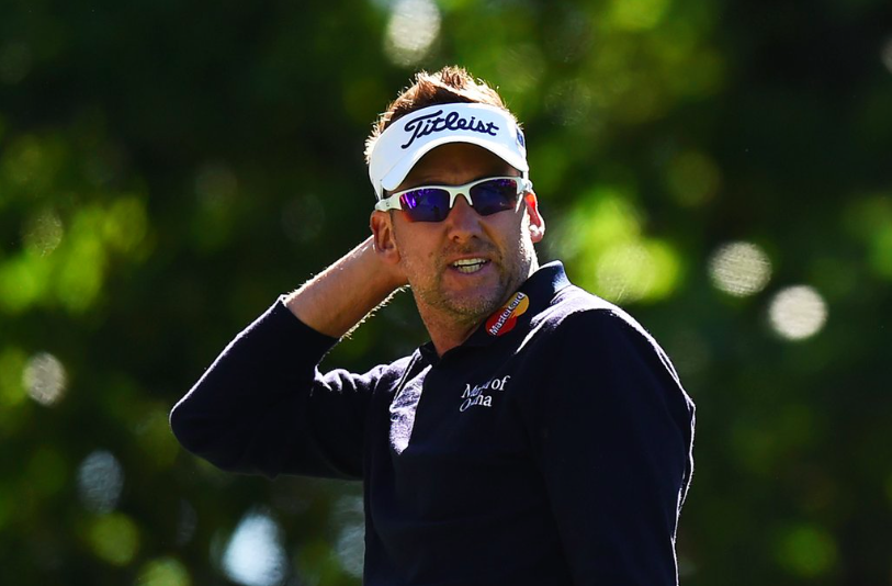 CONTROVERSIAL golfer Ian Poulter gives two journalists a MASSIVE spray