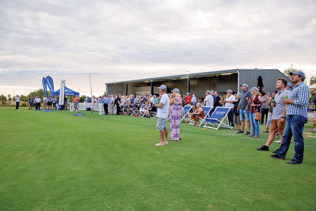 Black Bull’s driving range is far more than just a place to practise. The range is just one part of a vast golf, resort and residential project on the shores of Lake Mulwala.