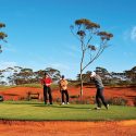 The Kalgoorlie course is an oasis of green in barren surroundings and a remote location.