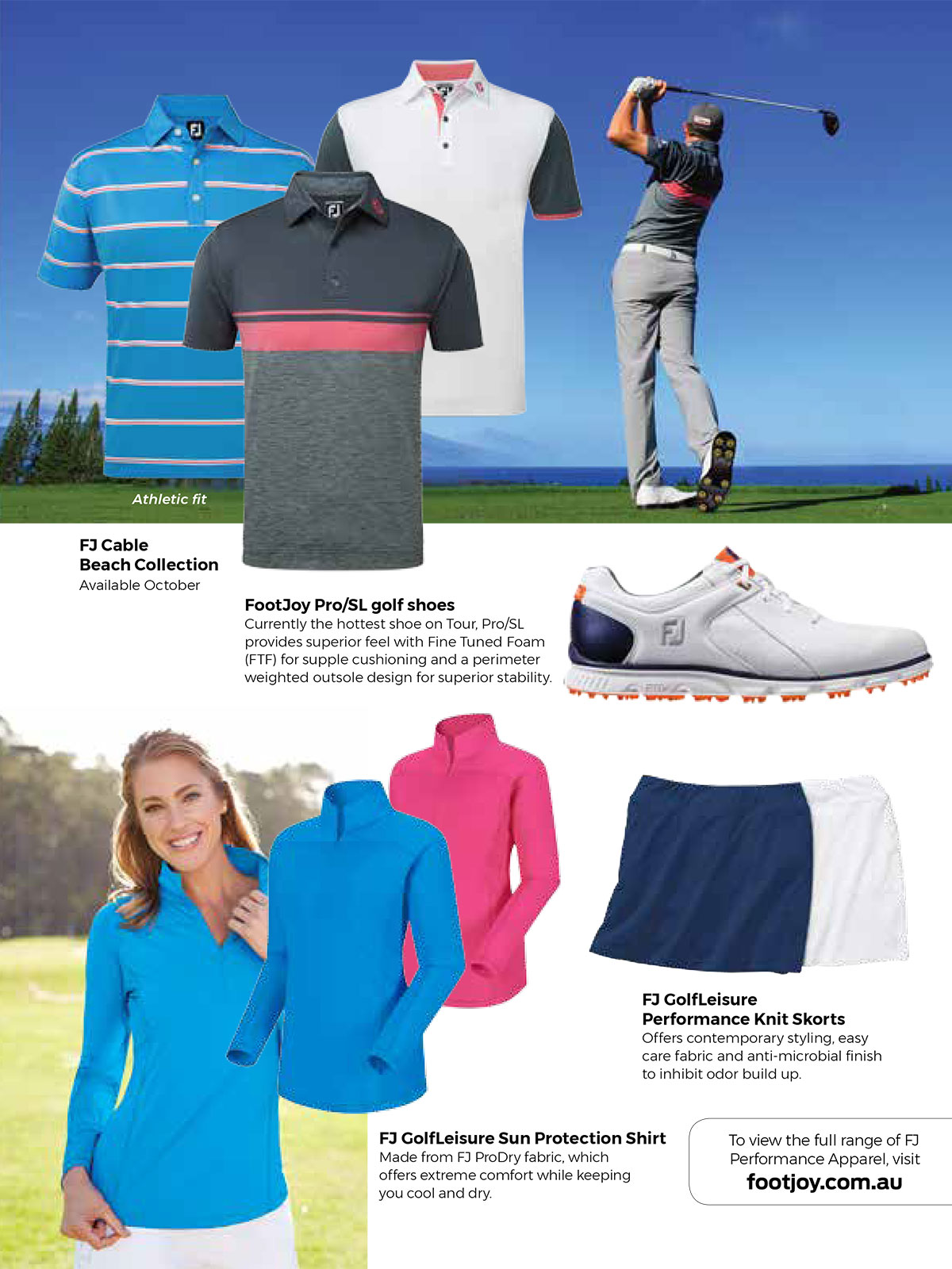 Spring Fashion Promotion - Australian Golf Digest