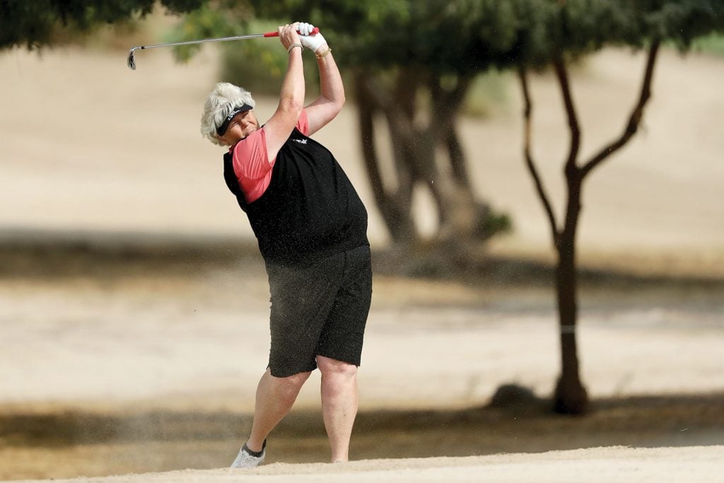 Laura Davies travels the world for the love of the game, not money.