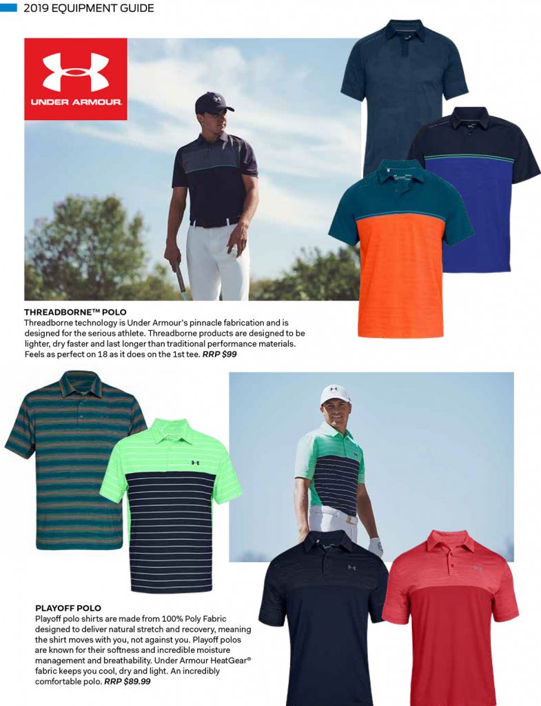 2019 Equipment Guide Under Armour Australian Golf Digest