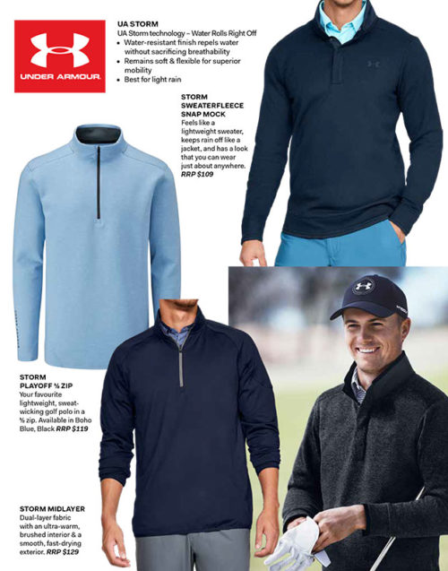 2019 Winter Fashion Guide Under Armour Australian Golf Digest
