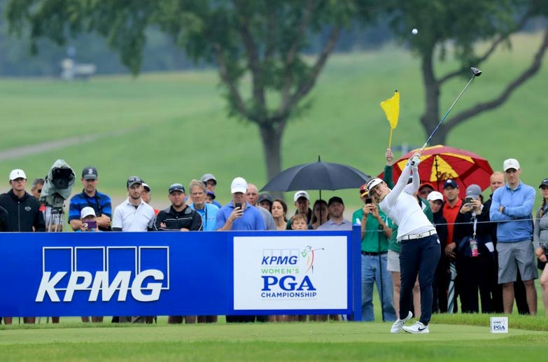 The final-round timesheet is going to look a little different at the KPMG Women’s PGA Championship