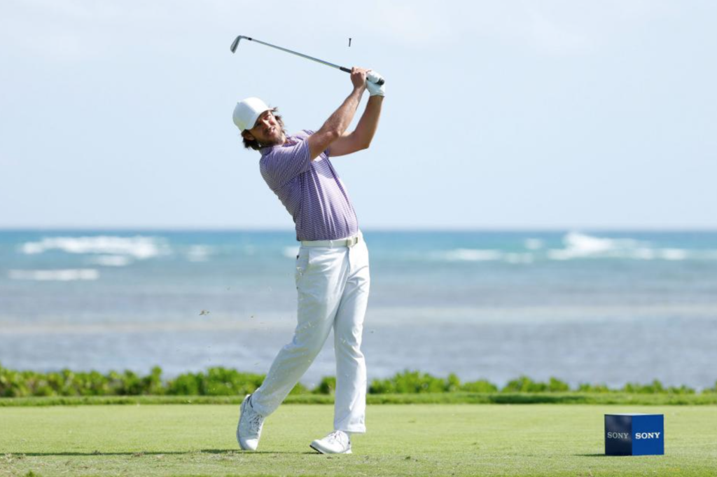 A visit to a famed swing coach helps a slumping Aaron Baddeley turn things around (for a day) in Hawaii