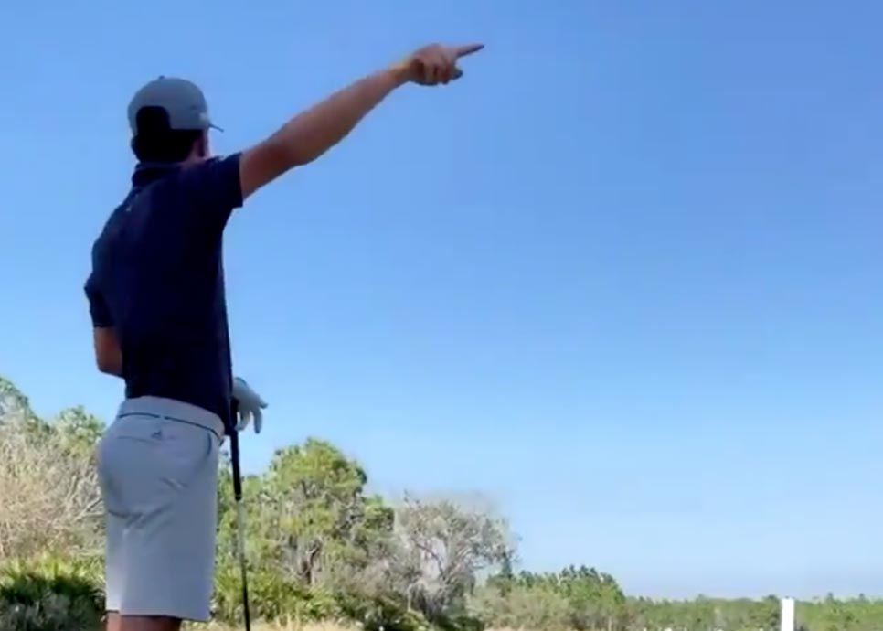 Joaquin Niemann’s caddie bet him that he couldn’t drive the green. Guess what happened next