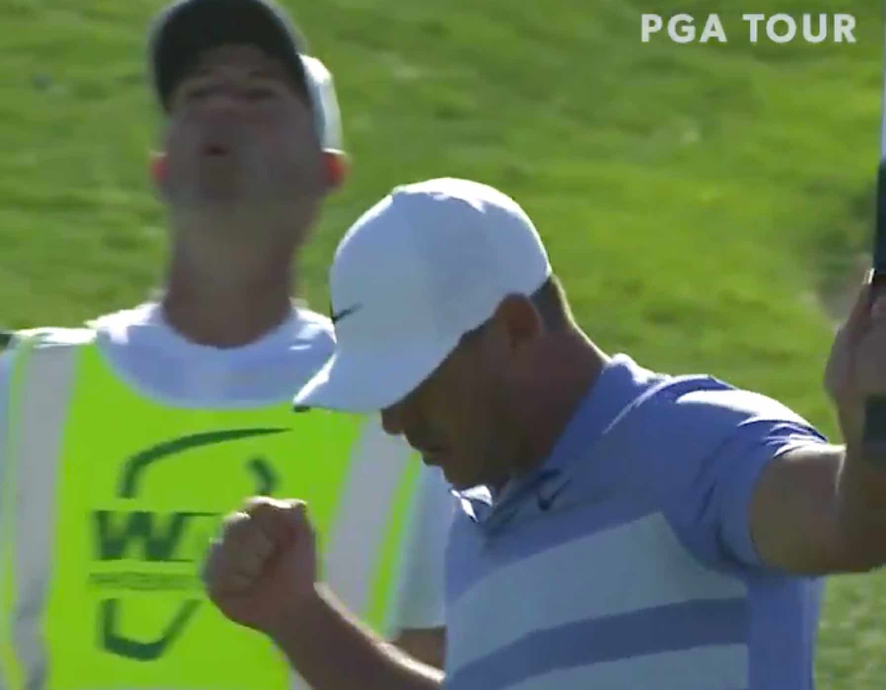 Watch Brooks Koepka's 97-foot eagle chip-in that propelled him to ...