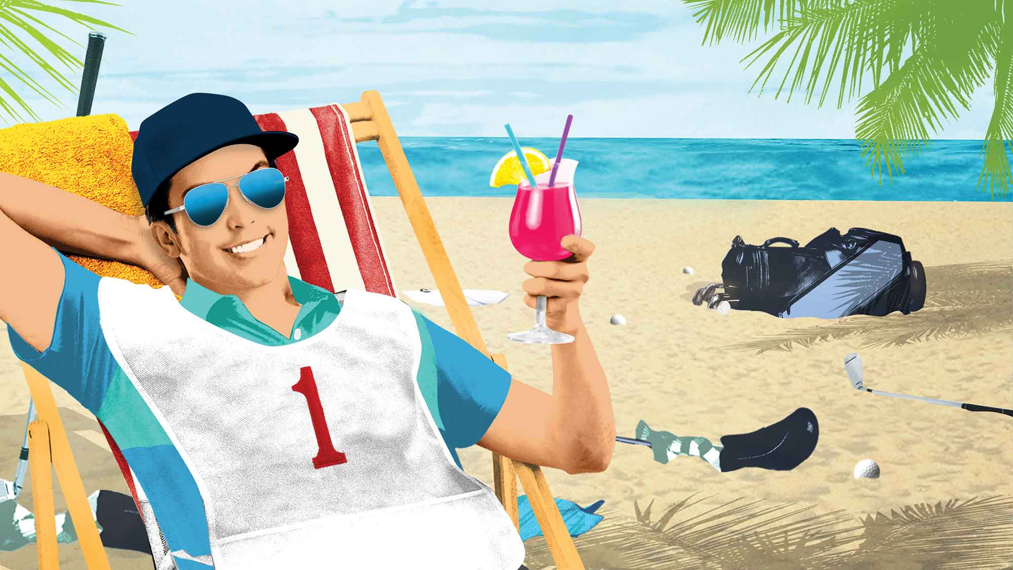 UNDERCOVER CADDIE Your player just won a Major? Let the good times