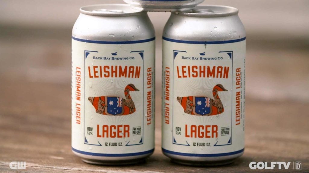 Marc Leishman on the launch of Leishman Lager