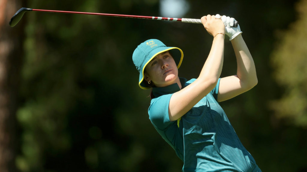 C’MON, AUSSIE: Hannah Green roars into medal contention on day two in Tokyo