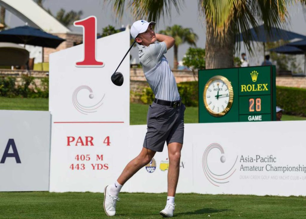 How is a Scot contending at the Asia-Pacific Amateur? ‘Aussie’ Connor McKinney can explain