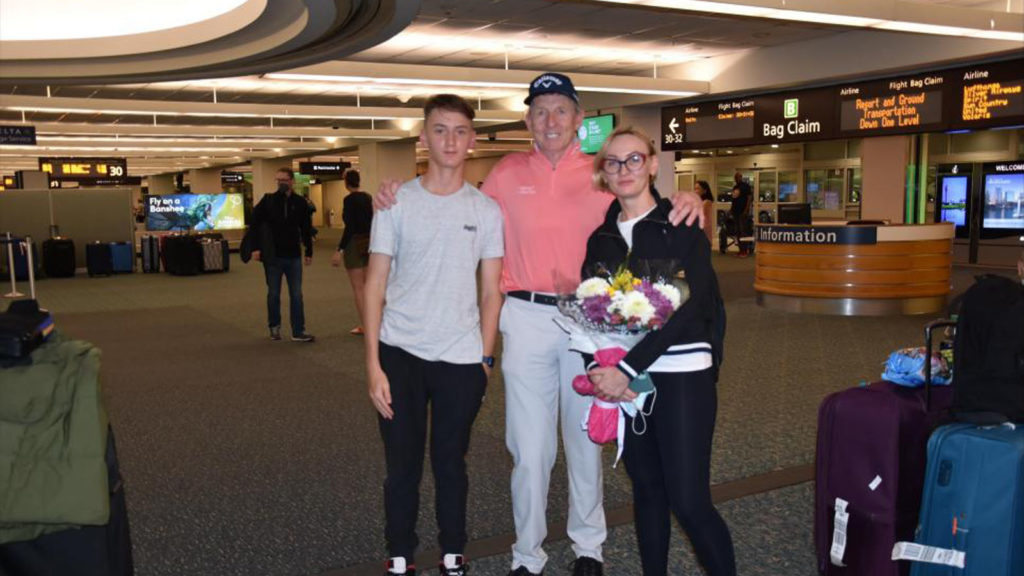 How golf came together to rescue a 15-year-old Ukrainian