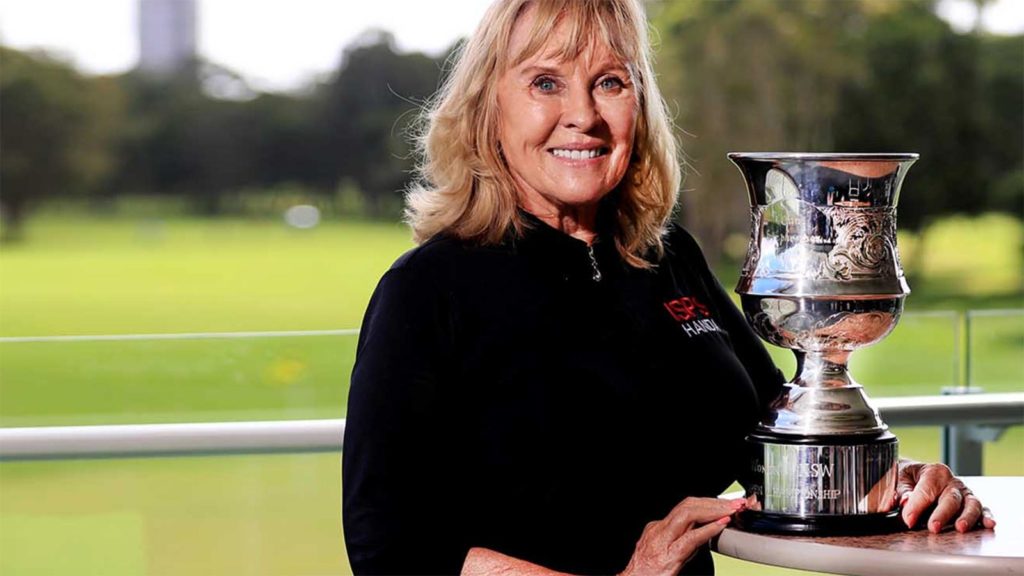 Jan Stephenson recognised with Women’s NSW Open trophy named in her honour