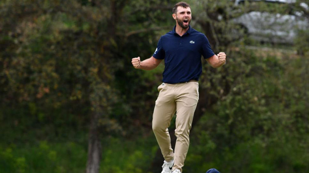 Up-and-comer wins first DP World Tour title after making par on 18th hole SIX (!) times