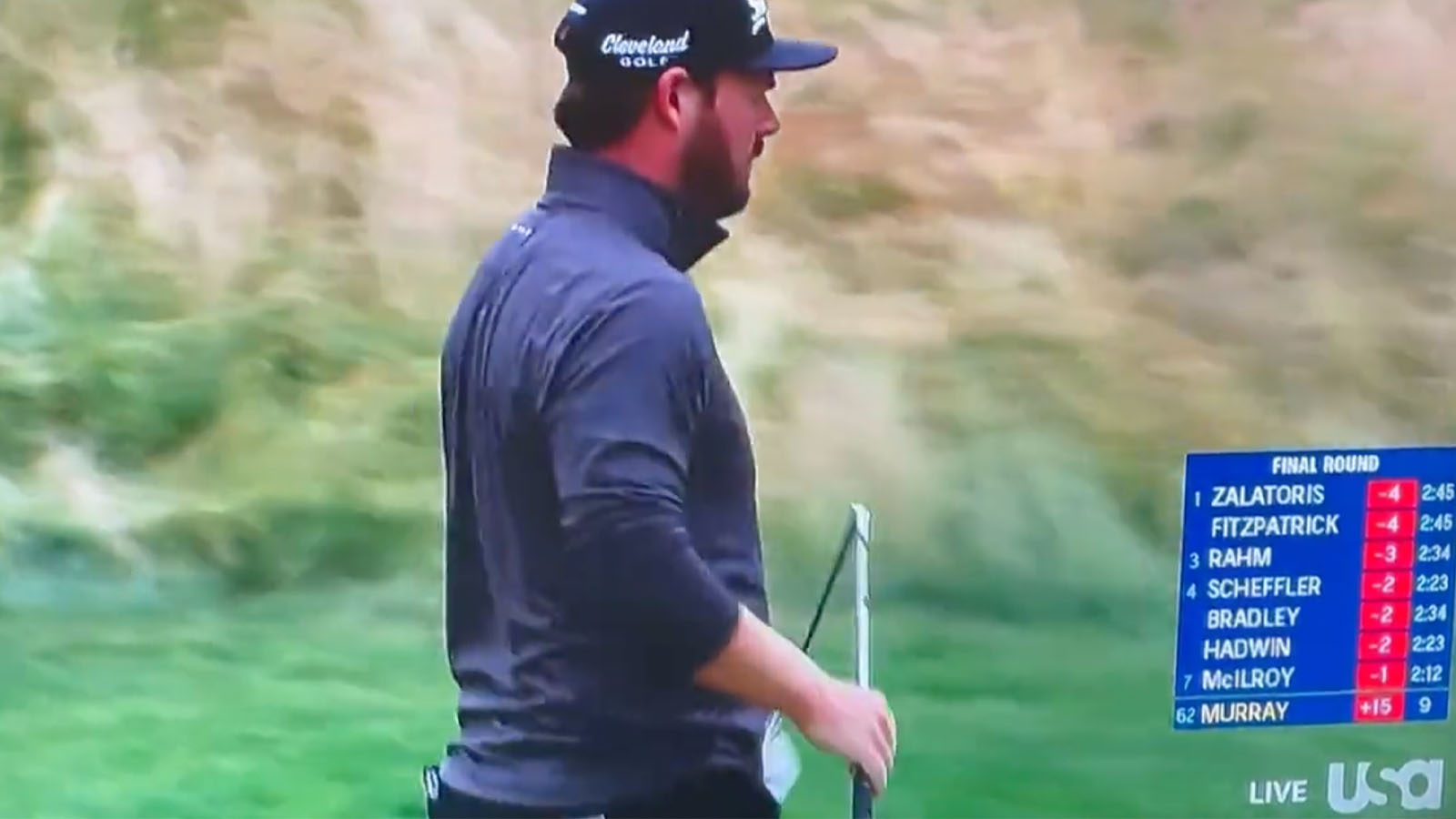 US Open 2022 Grayson Murray LAUNCHES and snaps clubs in separate