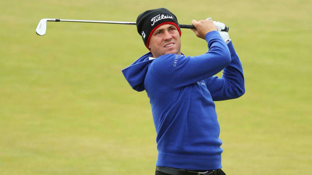 Justin Thomas has a cracking story from the first ever hole he played at St Andrews, in 2013