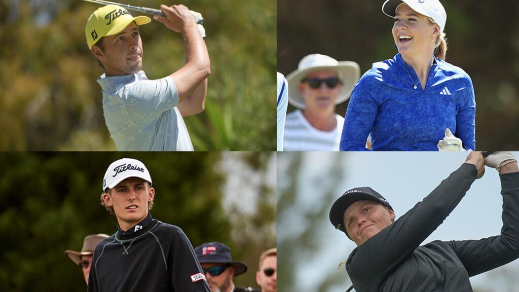 Four rising stars join Golf Australia’s rookie squad