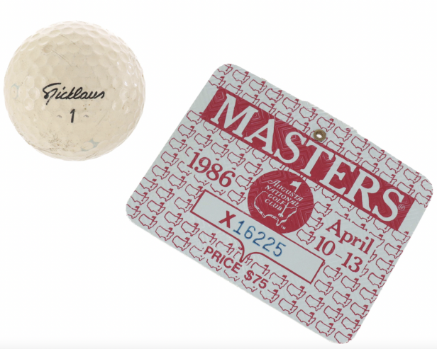 golf-balls-used-by-tiger-woods-and-jack-nicklaus-in-iconic-masters-wins-are-up-for-auction