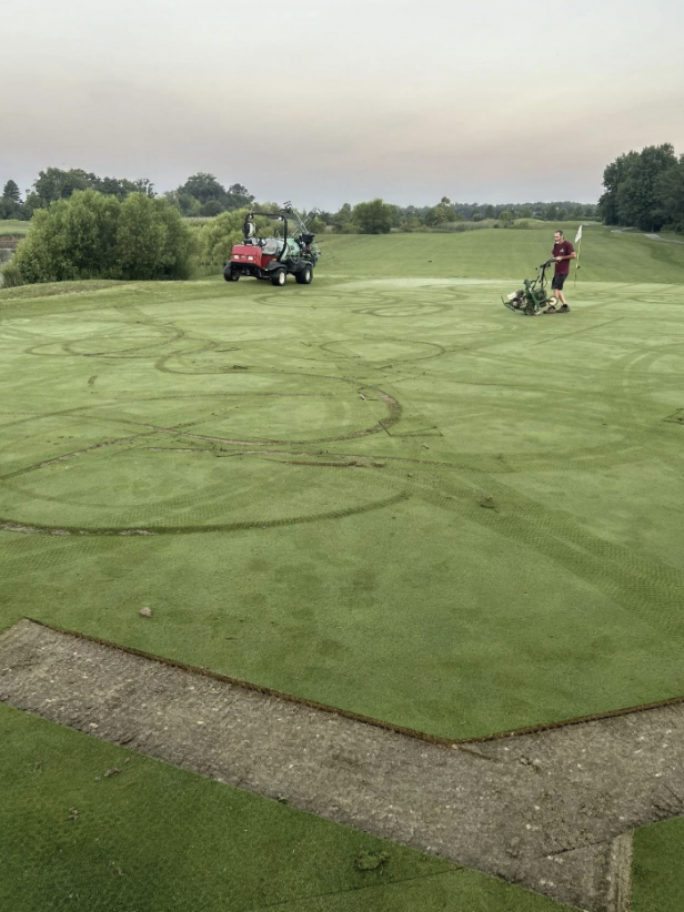 green-at-delaware-golf-course-ruined-beyond-belief-by-group-of-vandals-on-dirt-bikes