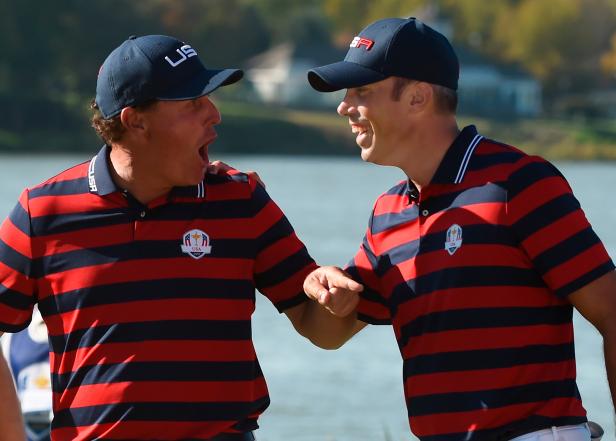 tiger-and-phil-trash-talk,-dustin-johnson-headlocks—the-rowdy-2016-us.-ryder-cup-team-revisited