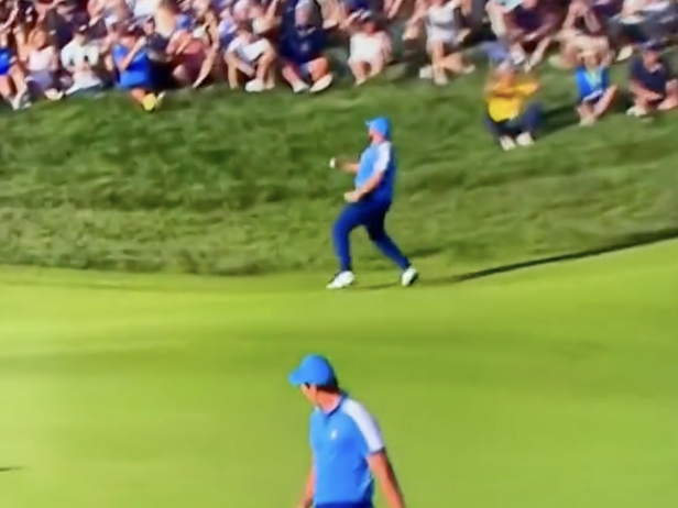 Ryder Cup 2023: Shane Lowry locks up celebration of the week (and he wasn’t even playing)
