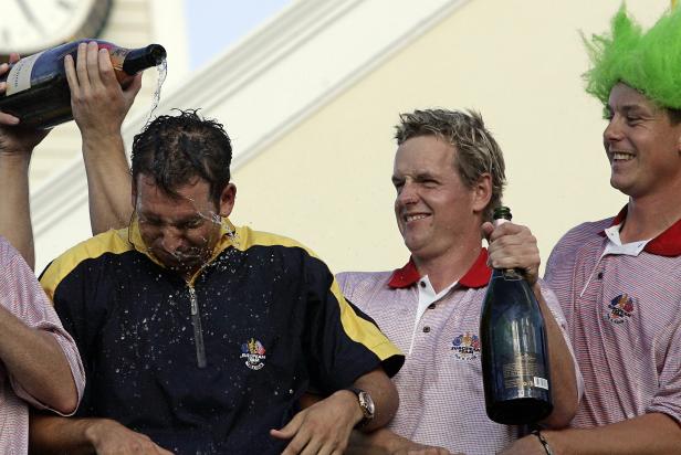 If this classic Luke Donald Ryder Cup story is any indication, Team Europe racked up quite a bar tab in Rome