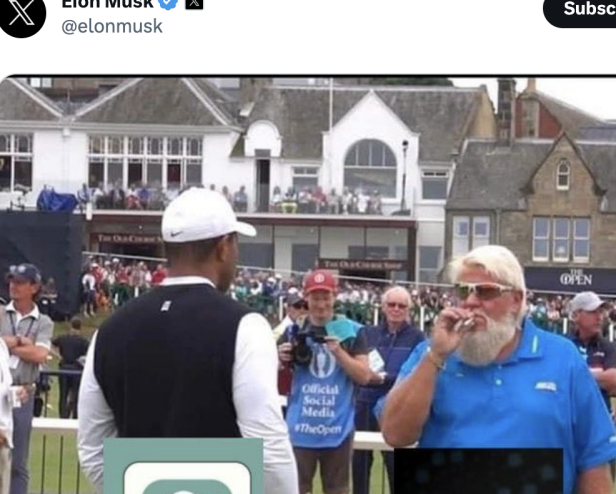 elon-musk-using-a-john-daly-tiger-woods-meme-for-his-new-ai-chatbot-was-not-on-our-2023-bingo-card