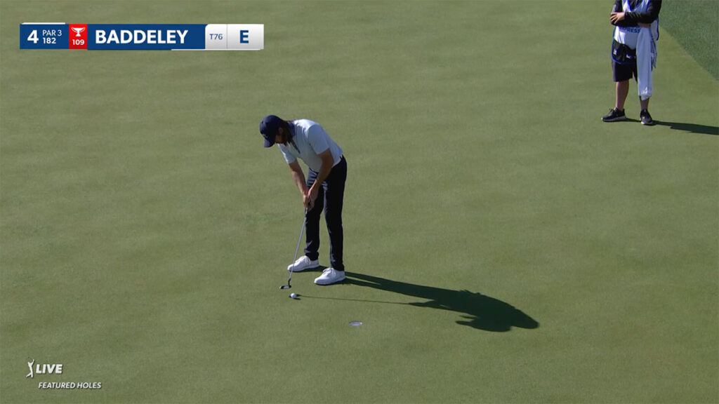Aaron Baddeley Highlights From The American Express Round 1