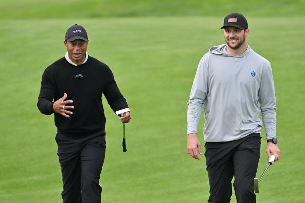 ‘we’re-very-similar’:-tiger-woods-impressed-by-josh-allen’s-golf-game-at-genesis-pro-am