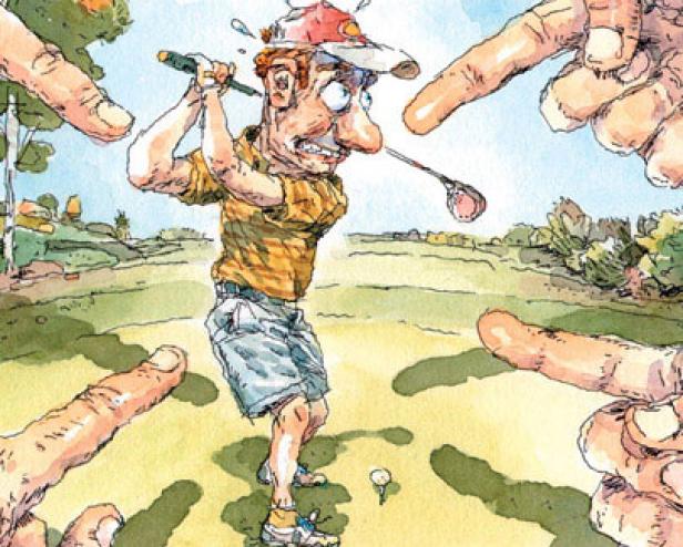 Bad at taking your range swing to the golf course? This is 1 big reason why.