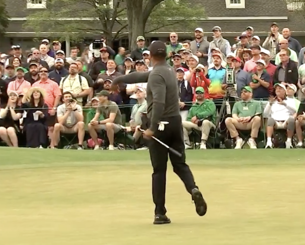 Masters 2024: Fan yells ‘I’M OPEN!’ at Tiger Woods, Tiger promptly missiles his ball to him