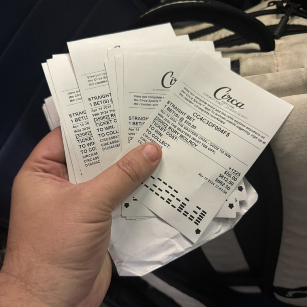 Masters 2024: This Masters party host giving out Rory McIlroy bet slips is the best Masters party host ever
