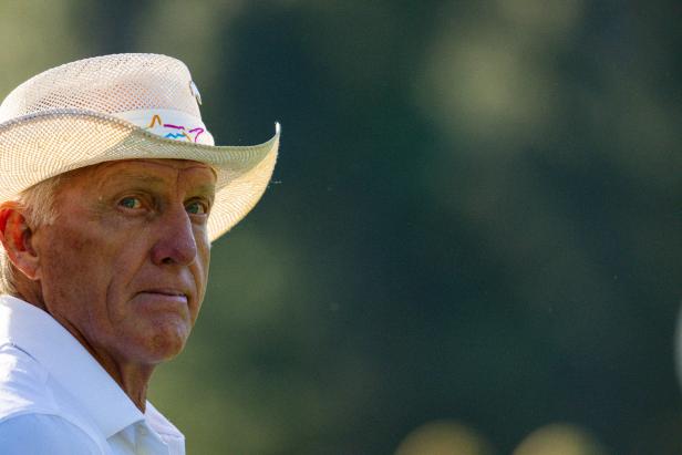 masters-2024:-greg-norman-claims-his-hand-is-‘sore’-from-shaking-so-many-hands-at-augusta-national-all-week