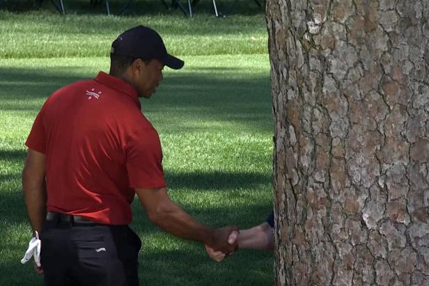 Masters 2024: Tiger Woods shares touching final handshake with Verne Lundquist on 16th hole