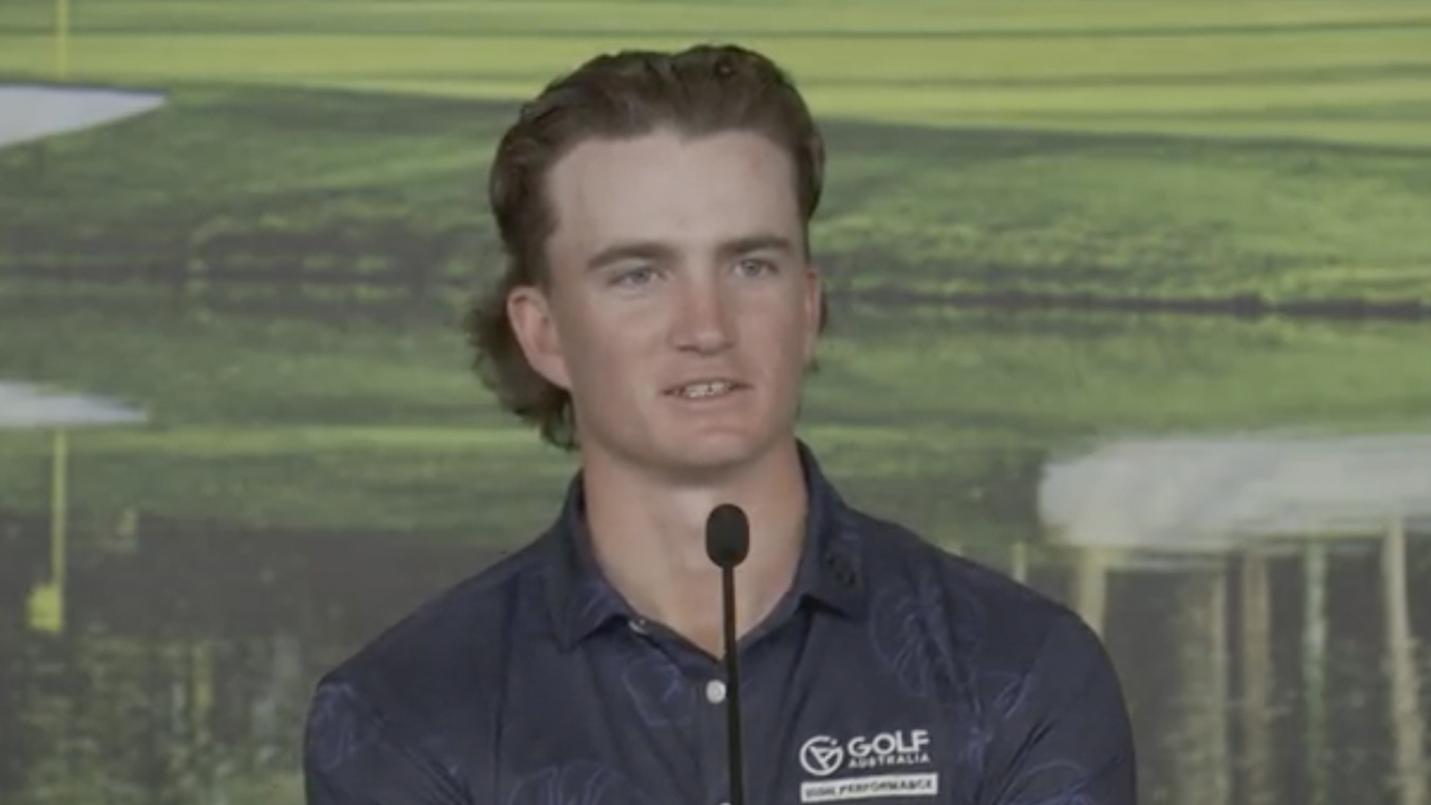 Masters 2024 Aussie amateur Jasper Stubbs prepped at a Melbourne