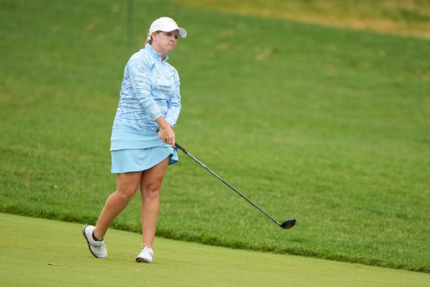 A female teaching pro is contending at the PGA Professional Champ. Here’s why she can’t qualify for the PGA Championship