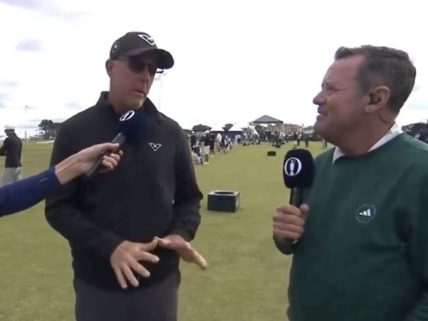 British Open 2024: Phil Mickelson saying he’s ‘not a betting man’ the day after losing a bet is peak Phil Mickelson