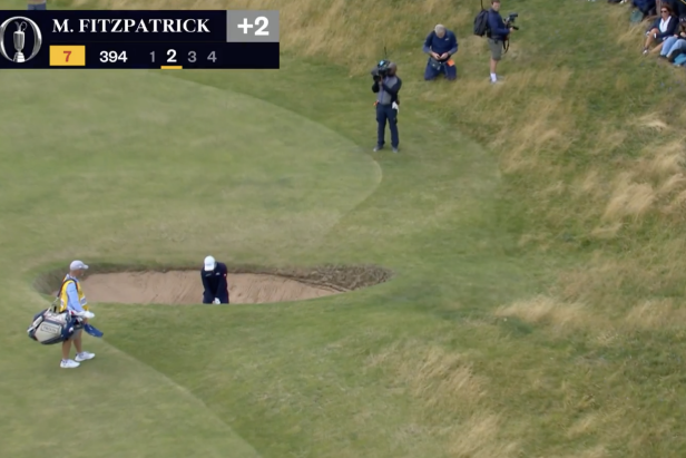 British Open 2024: Matt Fitzpatrick purposely hitting into the fescue sums up his disastrous Friday