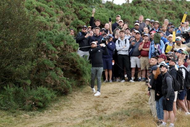 British Open 2024: Tyrrell Hatton hit such a bad tee shot that he made himself carry his own bag