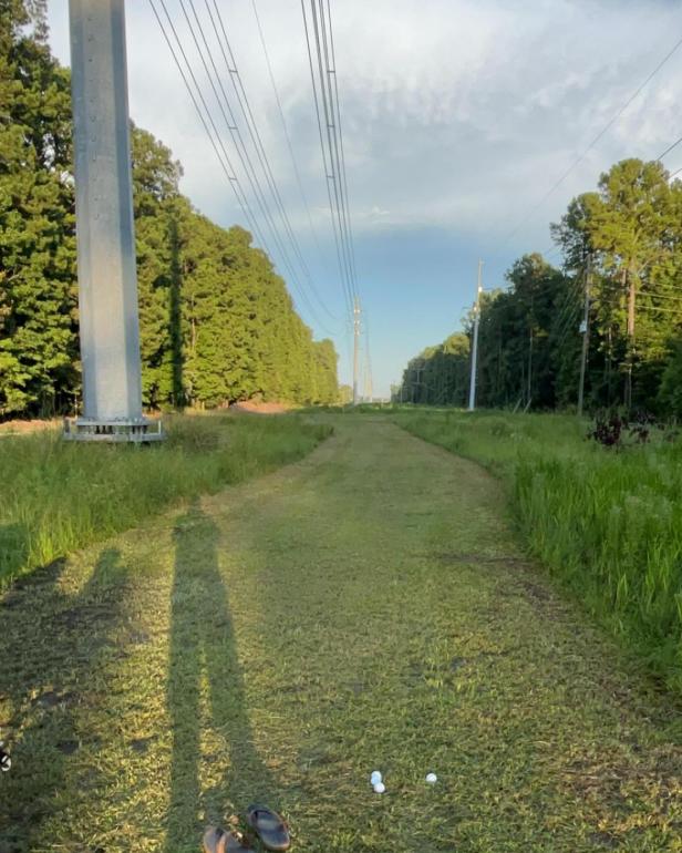 This intrepid golfer built his own par 3 on the power line behind his house. How? Why? What’s next? – Australian Golf Digest