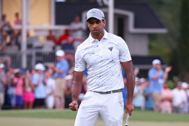 Late collapse by Max Greyserman hands Aaron Rai first PGA Tour title at Wyndham Championship