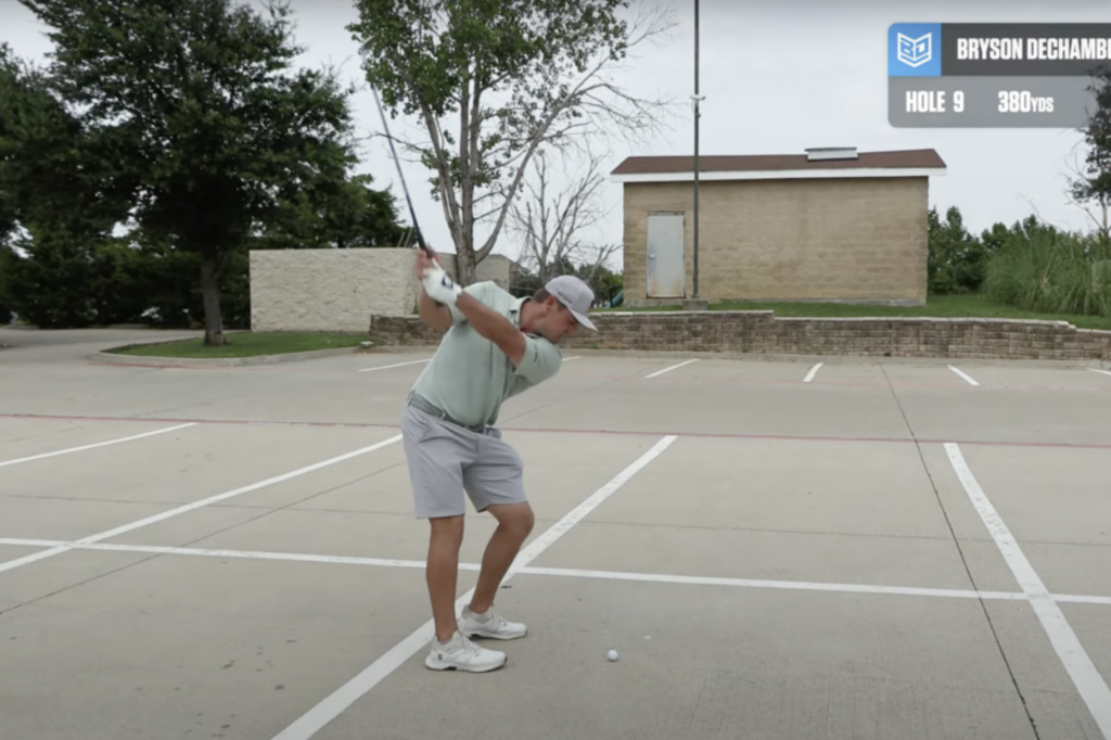 Bryson DeChambeau began a new YouTube series playing public courses and immediately bombed one into the carpark – Australian Golf Digest